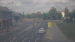 Křižovatka ulic Komenského a Velké Novosady