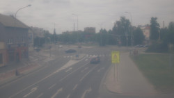 Křižovatka ulic Komenského a Velké Novosady