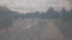 Křižovatka ulic Komenského a Velké Novosady