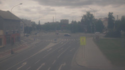 Křižovatka ulic Komenského a Velké Novosady