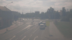 Křižovatka ulic Komenského a Velké Novosady