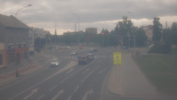 Křižovatka ulic Komenského a Velké Novosady