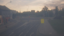 Křižovatka ulic Komenského a Velké Novosady