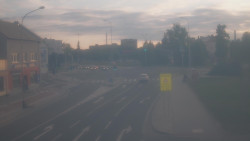 Křižovatka ulic Komenského a Velké Novosady
