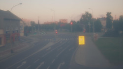 Křižovatka ulic Komenského a Velké Novosady