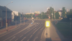 Křižovatka ulic Komenského a Velké Novosady