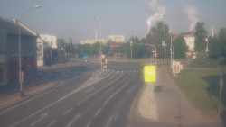 Křižovatka ulic Komenského a Velké Novosady
