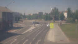 Křižovatka ulic Komenského a Velké Novosady