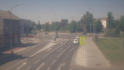Křižovatka ulic Komenského a Velké Novosady