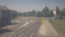 Křižovatka ulic Komenského a Velké Novosady