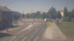 Křižovatka ulic Komenského a Velké Novosady