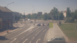 Křižovatka ulic Komenského a Velké Novosady