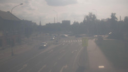 Křižovatka ulic Komenského a Velké Novosady