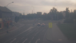 Křižovatka ulic Komenského a Velké Novosady