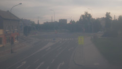 Křižovatka ulic Komenského a Velké Novosady
