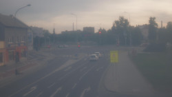 Křižovatka ulic Komenského a Velké Novosady
