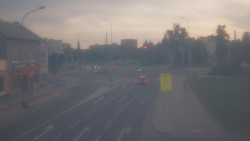 Křižovatka ulic Komenského a Velké Novosady