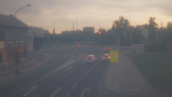 Křižovatka ulic Komenského a Velké Novosady