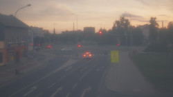 Křižovatka ulic Komenského a Velké Novosady