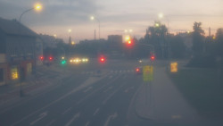 Křižovatka ulic Komenského a Velké Novosady