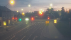 Křižovatka ulic Komenského a Velké Novosady