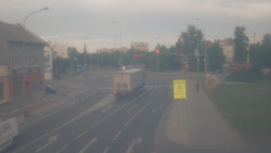 Křižovatka ulic Komenského a Velké Novosady