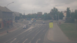 Křižovatka ulic Komenského a Velké Novosady