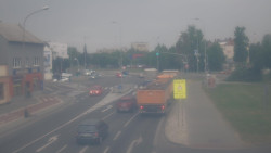 Křižovatka ulic Komenského a Velké Novosady