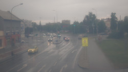 Křižovatka ulic Komenského a Velké Novosady