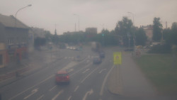 Křižovatka ulic Komenského a Velké Novosady