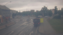 Křižovatka ulic Komenského a Velké Novosady