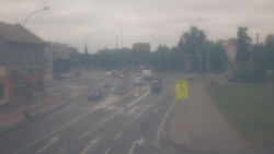 Křižovatka ulic Komenského a Velké Novosady