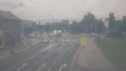 Křižovatka ulic Komenského a Velké Novosady