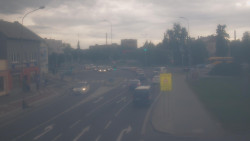 Křižovatka ulic Komenského a Velké Novosady