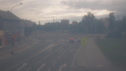 Křižovatka ulic Komenského a Velké Novosady