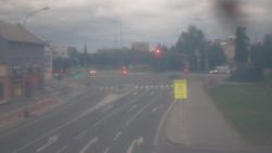Křižovatka ulic Komenského a Velké Novosady