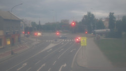 Křižovatka ulic Komenského a Velké Novosady