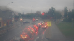 Křižovatka ulic Komenského a Velké Novosady