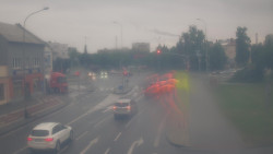 Křižovatka ulic Komenského a Velké Novosady