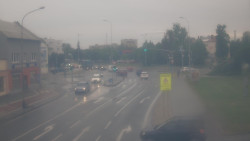 Křižovatka ulic Komenského a Velké Novosady