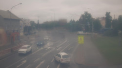 Křižovatka ulic Komenského a Velké Novosady