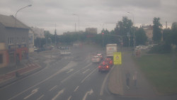 Křižovatka ulic Komenského a Velké Novosady