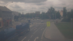 Křižovatka ulic Komenského a Velké Novosady