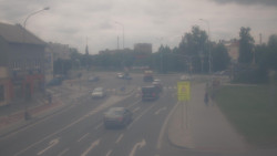 Křižovatka ulic Komenského a Velké Novosady