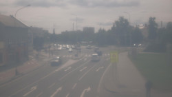 Křižovatka ulic Komenského a Velké Novosady