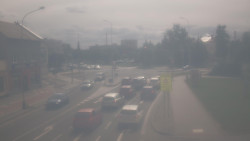 Křižovatka ulic Komenského a Velké Novosady