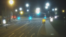 Křižovatka ulic Komenského a Velké Novosady