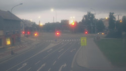 Křižovatka ulic Komenského a Velké Novosady