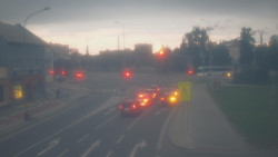 Křižovatka ulic Komenského a Velké Novosady