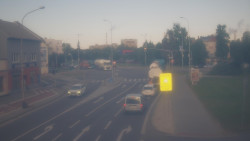 Křižovatka ulic Komenského a Velké Novosady